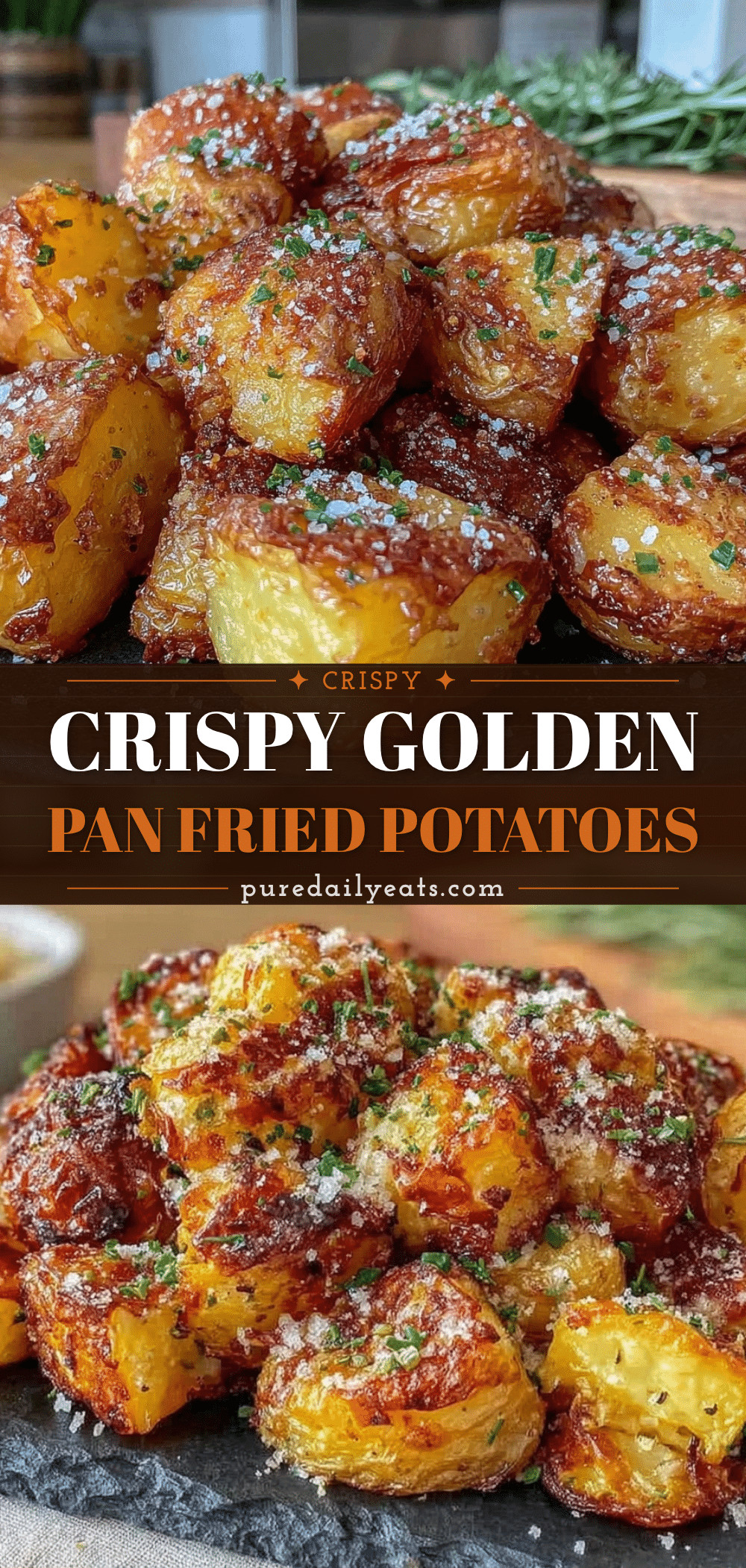 crispy pan fried potatoes recipe