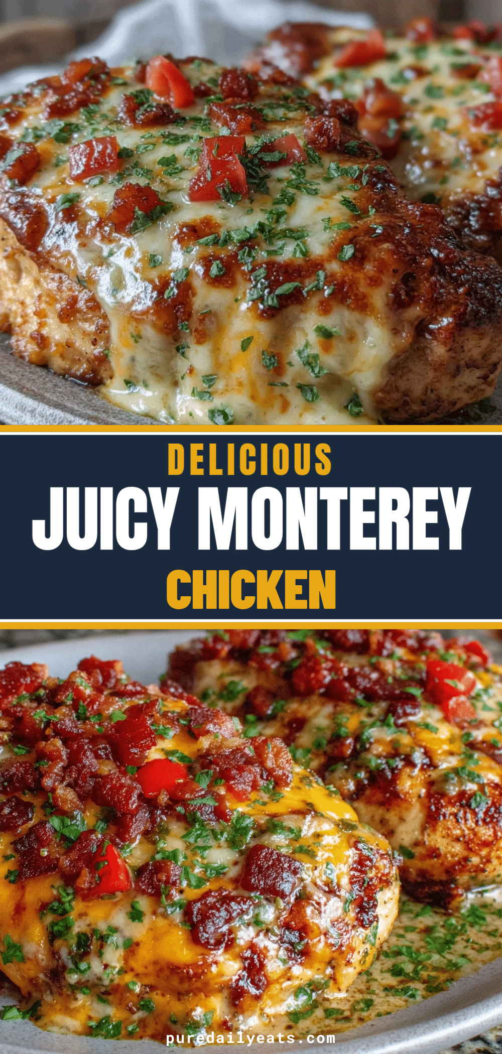 cheesy monterey chicken recipe