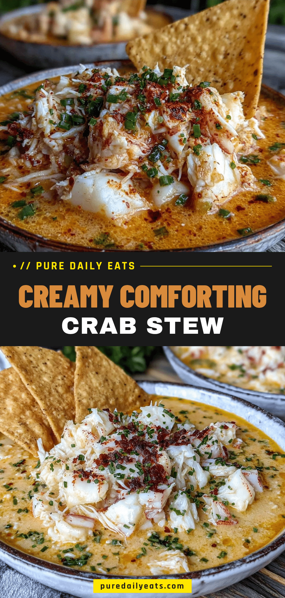 creamy crab stew recipe