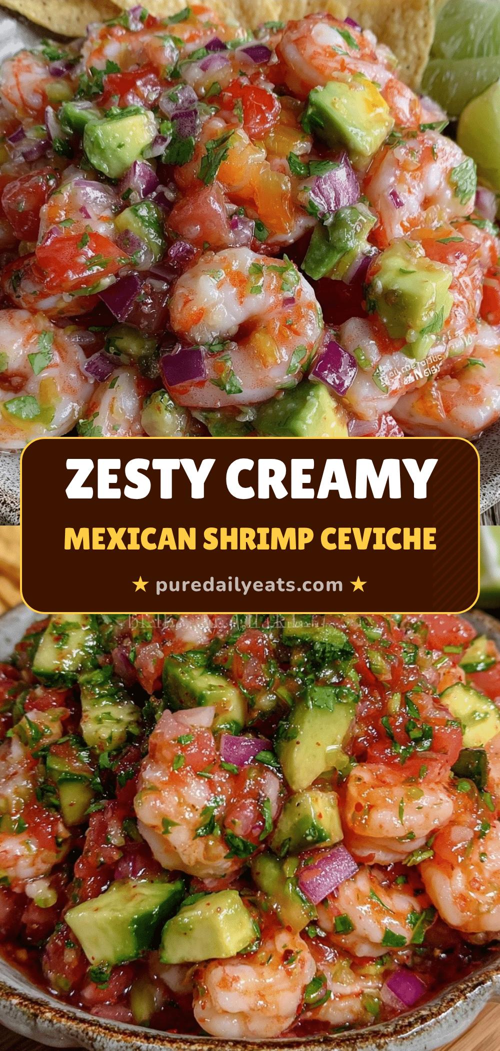 creamy shrimp ceviche recipe