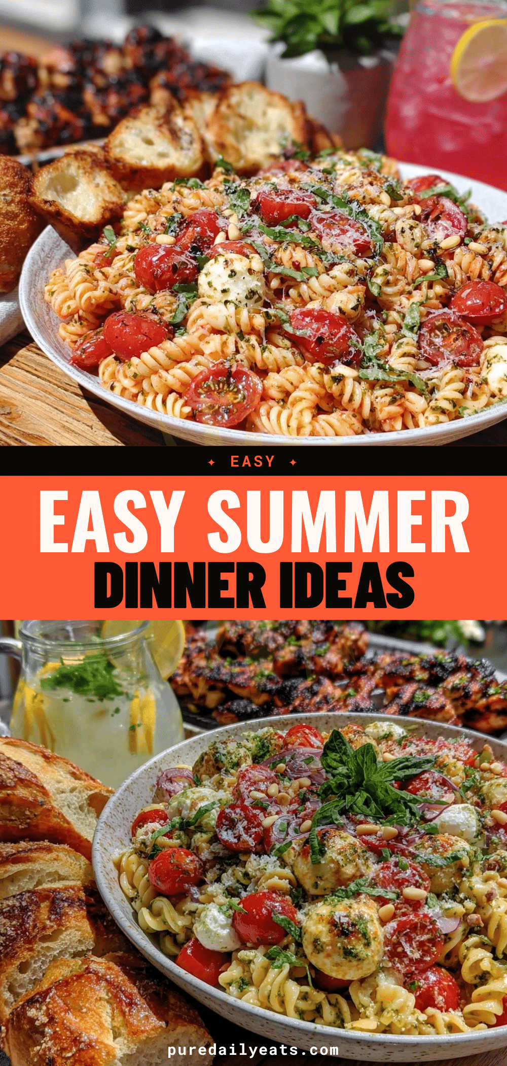 easy summer pasta salad recipe