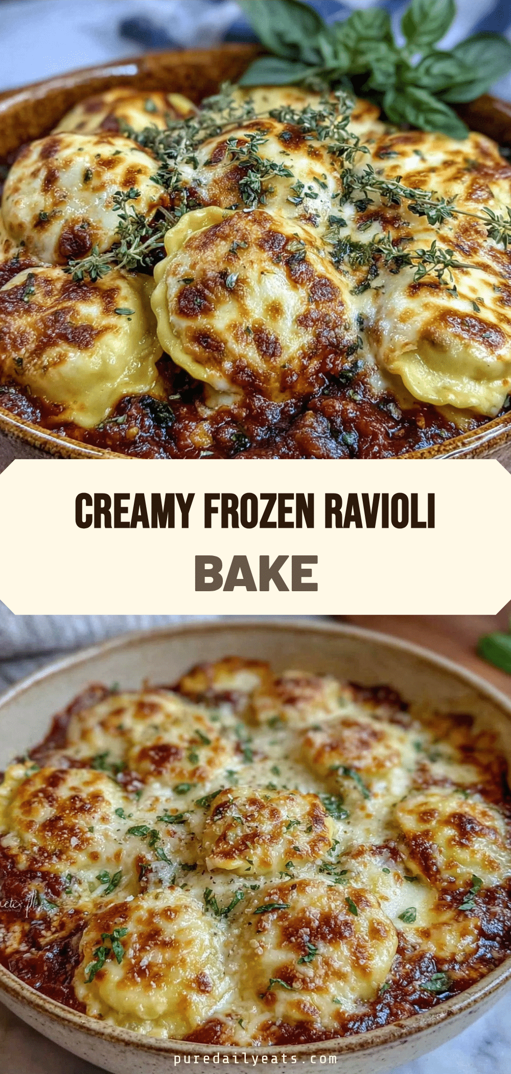 frozen ravioli bake recipe