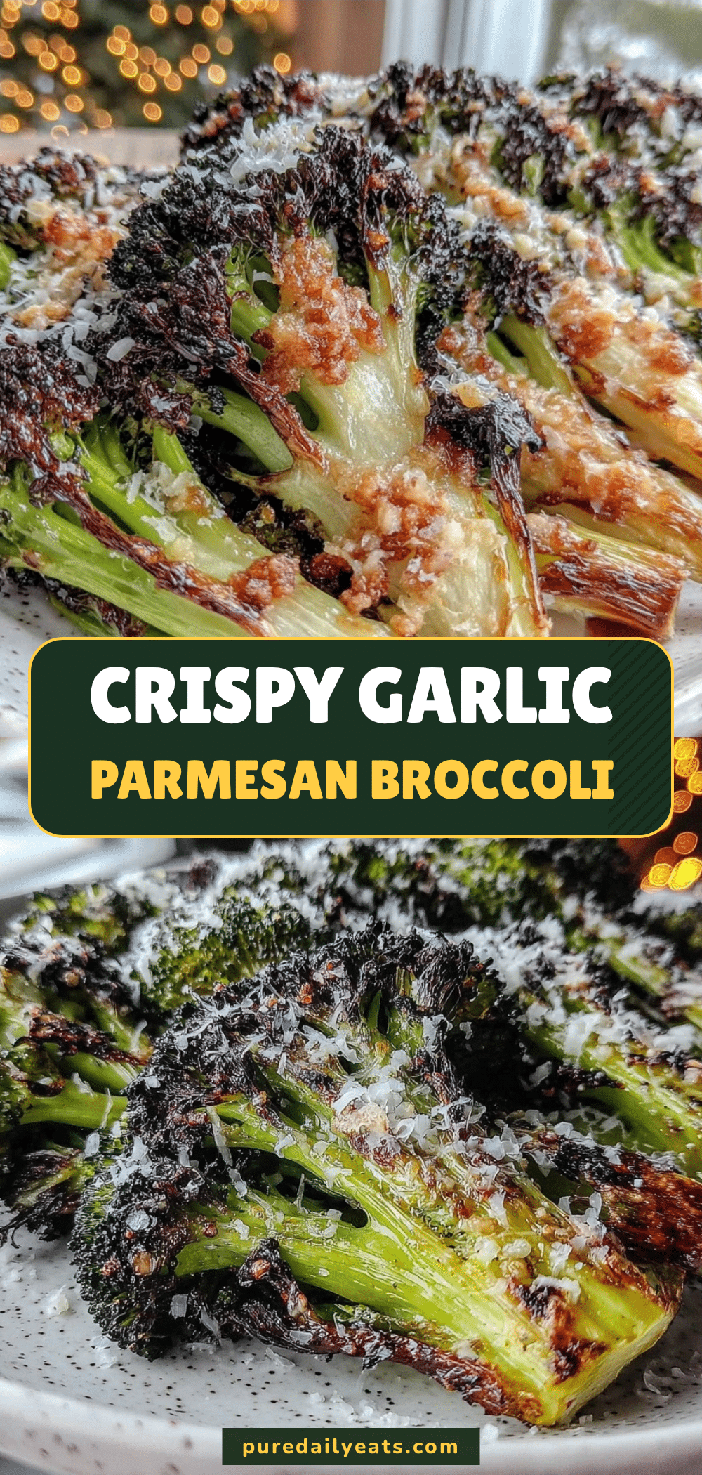 garlic parmesan roasted broccoli recipe