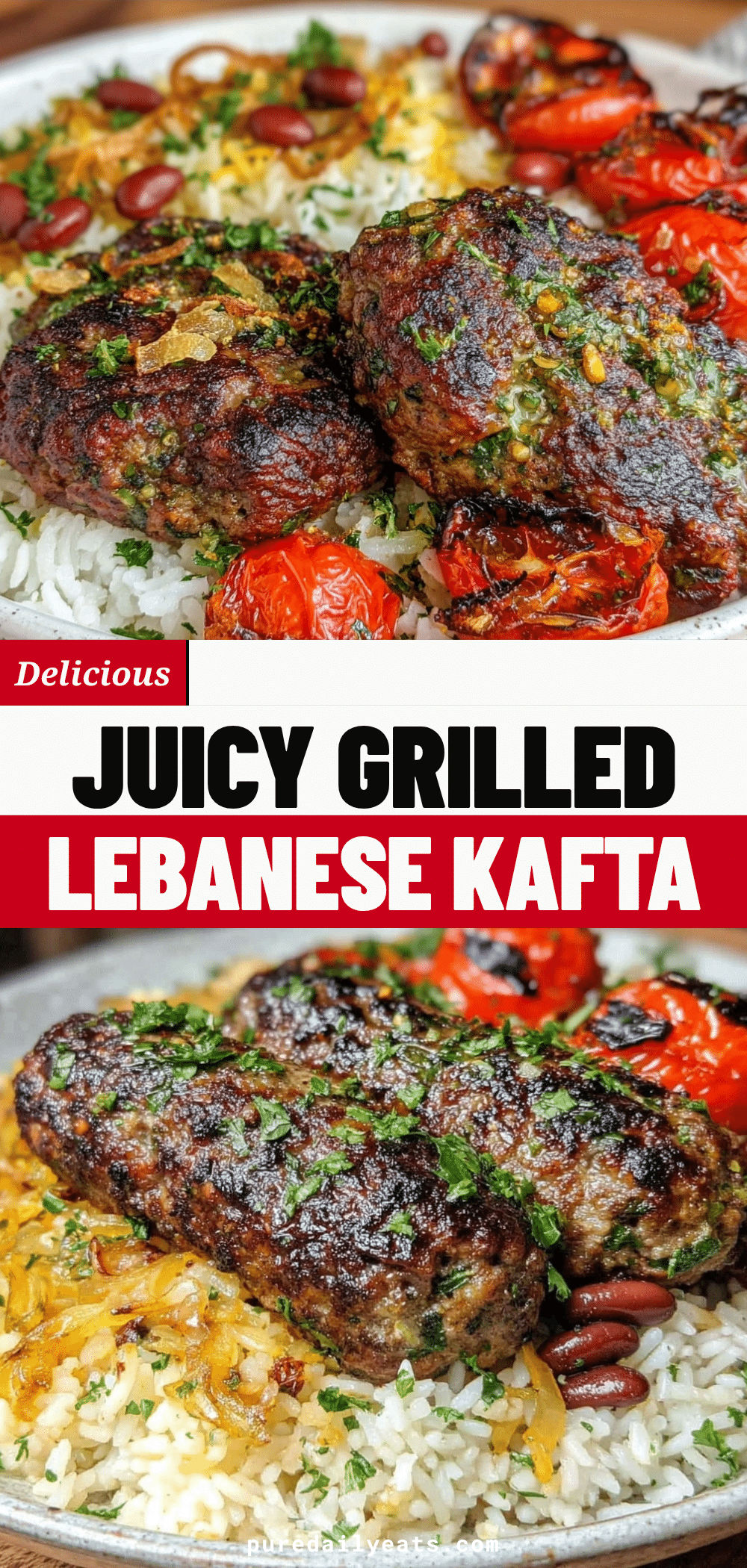 Grilled Lebanese Kafta recipe