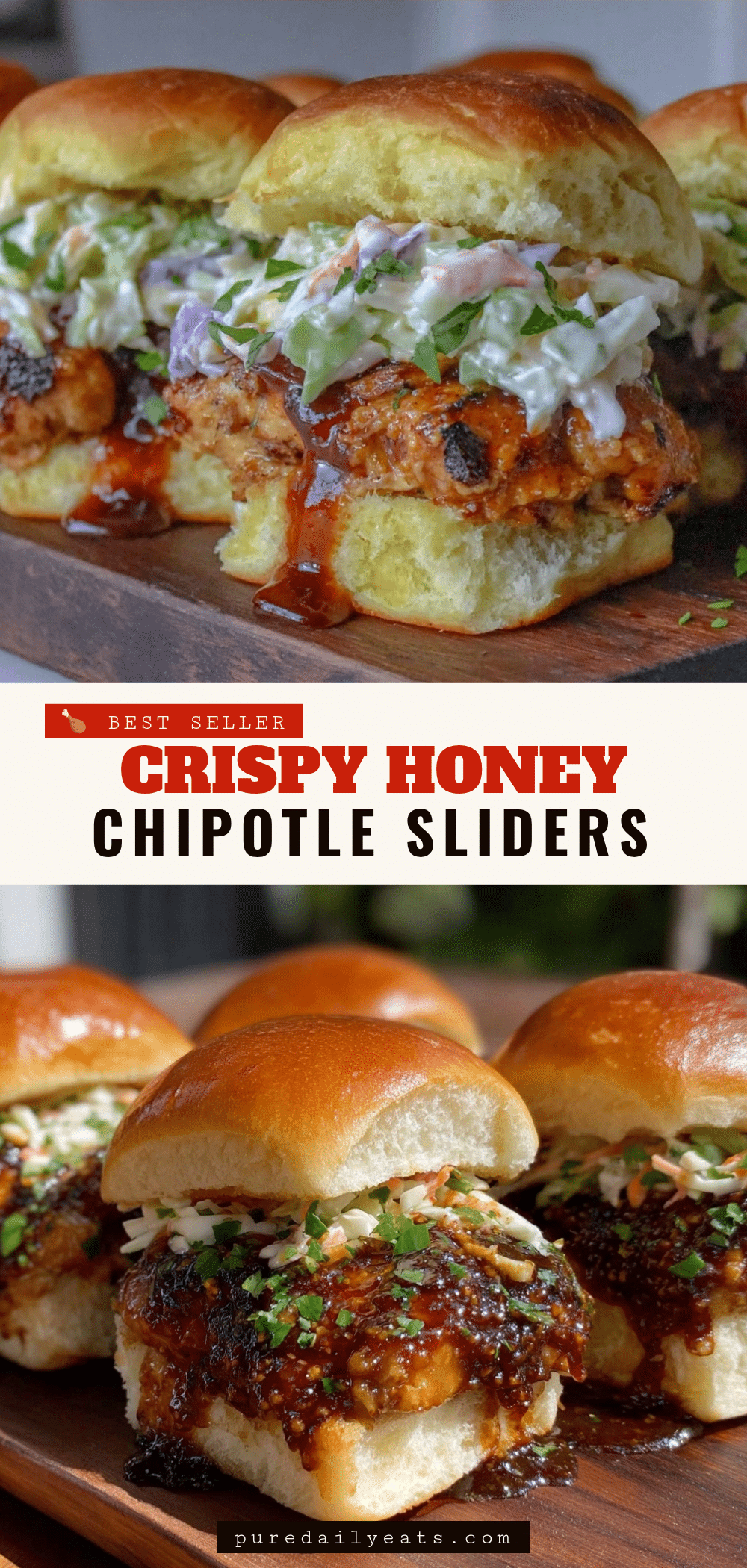 honey chipotle garlic chicken sliders recipe