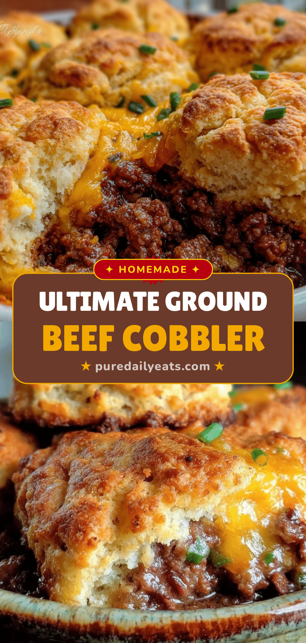 one-pan ground beef cobbler recipe
